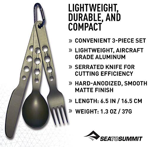 Sea to Summit Alpha Knife, Fork and Spoon Set
