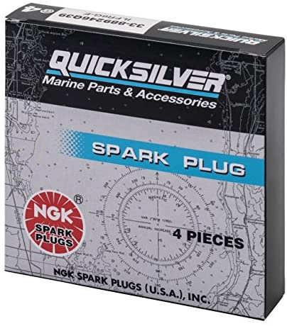 Quicksilver 889246Q39 NGK ILFR6GE Laser Iridium Spark Plug, 1-Pack