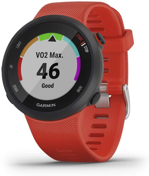 Garmin Forerunner 45S, 39mm Easy-to-use GPS Running Watch with Coach Free Training Plan Support