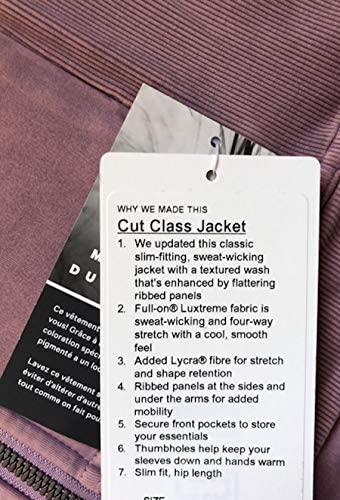 Lululemon Cut Class Jacket - WAAN (Washed Antoinette)