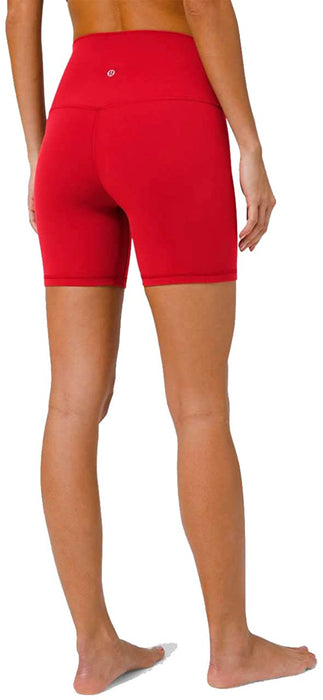 Lululemon Size 6 Align Short6" High Rise Dark Red Yoga