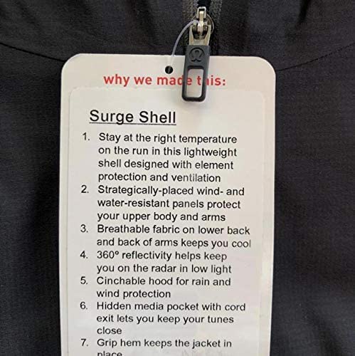 SURGE SHELL HOODIE - Black