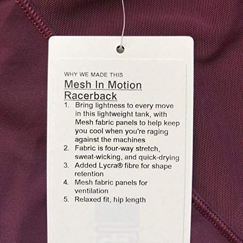 Lululemon MESH in Motion Racerback - DKAD
