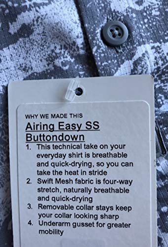 Lululemon Airing Easy SS Buttondown - BWWL (Breakwater White Light Cast)