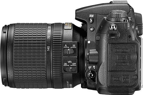 Nikon D7000 16.2MP DX-Format CMOS Digital SLR Camera with 18-140mm f/3.5-5.6G ED VR AF-S DX NIKKOR Zoom Lens, Black