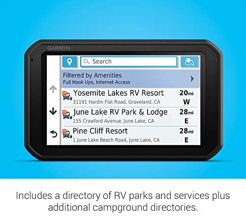 Garmin RV 785 & Traffic, Advanced GPS Navigator for RVs with Built-in Dash Cam, High-res 7" Touch Display