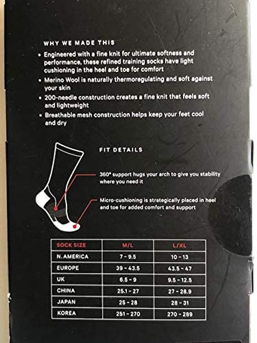 LULULEMON TRAIN TO CONQUER CREW WOOL - SESL/ASGY (Sea Salt/Asphalt Grey)