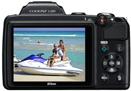 Nikon Coolpix L120 Digital Camera (Black)