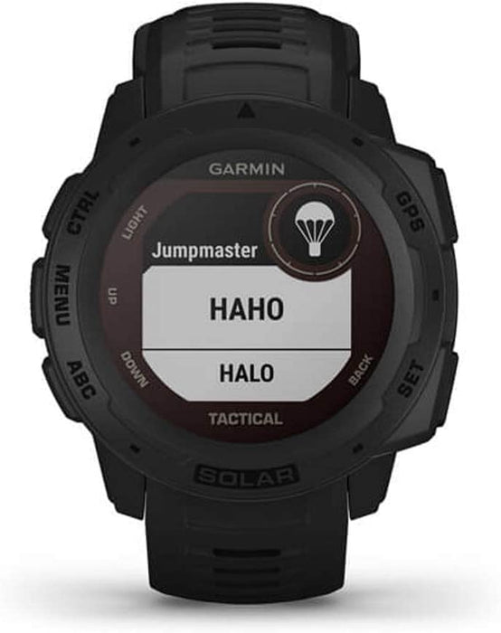 Garmin 010-02293-11 Instinct Solar Rugged Outdoor Watch with GPS Tidal Blue Bundle with Screen Protector 2-Pack