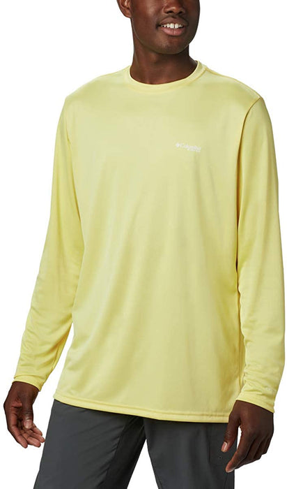 Columbia Men's Terminal Tackle PFG State Triangle Long Sleeve, Moisture Wicking