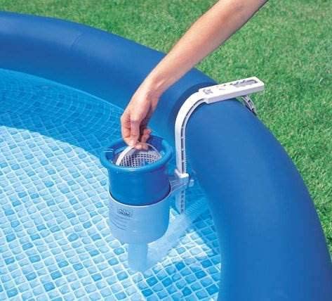 INTEX 15' x 48" Easy Set Pool Set w/ Pump, Ladder, Kits