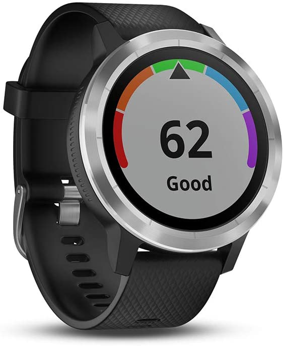 Smartwatch GARMIN Vivoactive 3 1,2" GPS Waterproof 5 ATM Glonass Black Stainless Steel