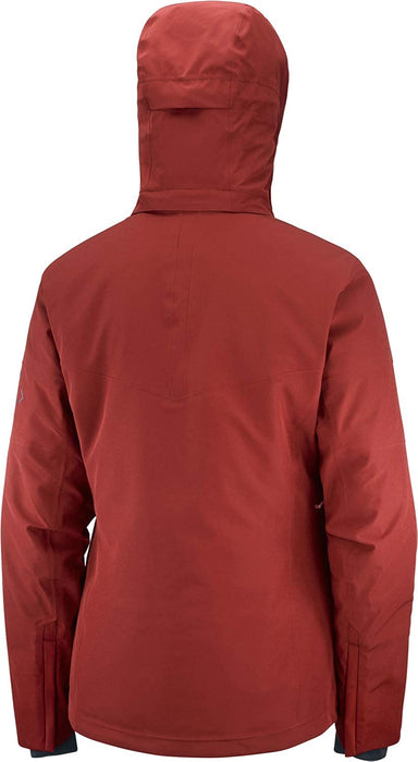 Salomon Speed Women's Ski Jacket, Red Dahlia