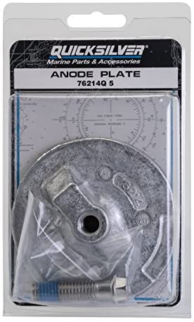 Quicksilver 76214Q5 Aluminum Anode Plate - Mercury Mariner Force and MerCruiser Anti-ventilation Plate