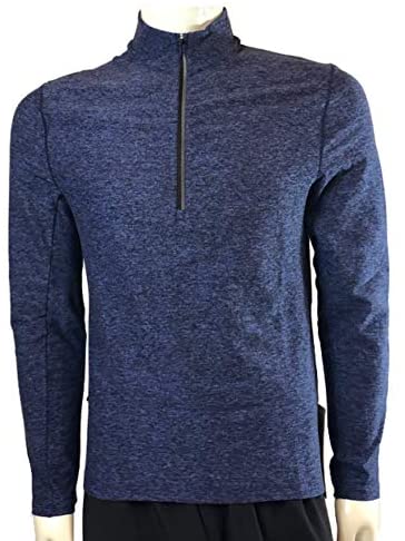 Lululemon Surge Warm 1/2 Zip - HEMR/BLK