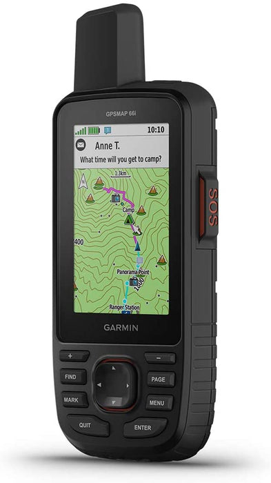 Garmin GPSMAP 66i GPS Handheld and Satellite Communicator Bundle with Garmin Backpack Tether Accessory for Garmin Devices