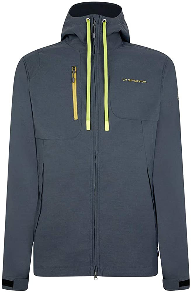 La Sportiva Jolly Jacket - Men's Carbon/Kiwi, M