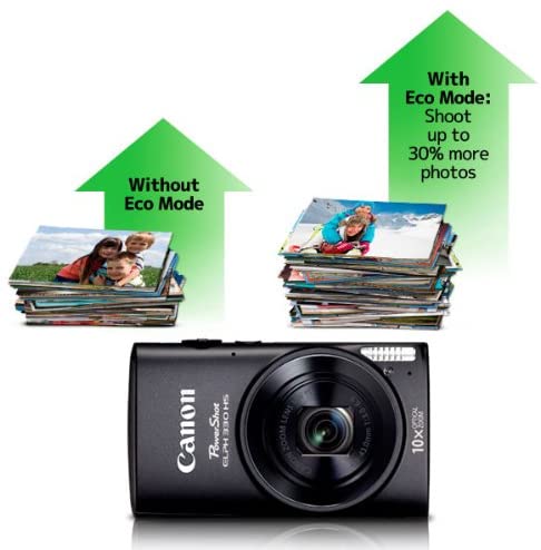 Canon PowerShot ELPH 330 12MP Digital Camera with 10x Optical Image Stabilized Zoom with 3-Inch LCD (Pink) (OLD MODEL)