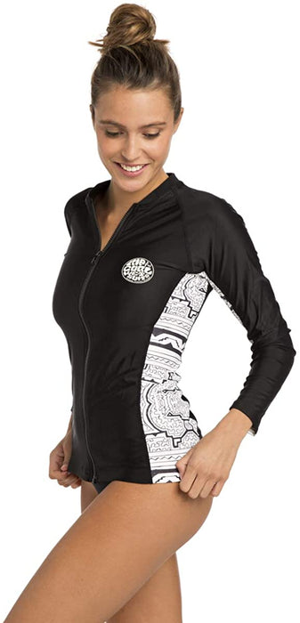 Rip Curl Hanna Long Sleeve Zip UP Rash Guard