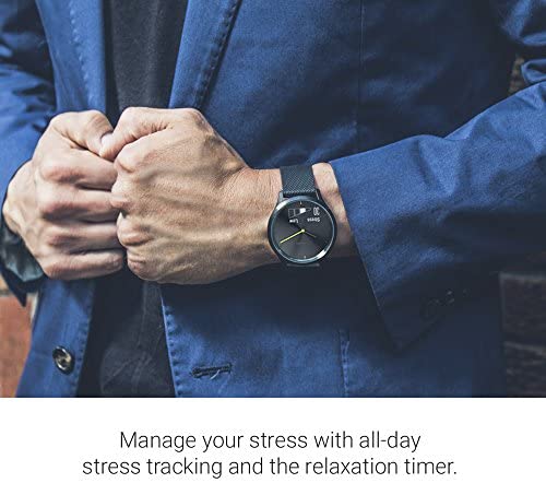 Garmin vivomove HR, Hybrid Smartwatch for Men and Women
