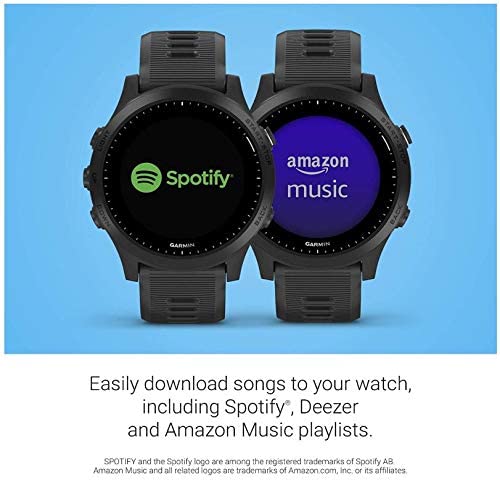 Garmin Forerunner 945, Premium GPS Running/Triathlon Smartwatch with Music International Version, Black