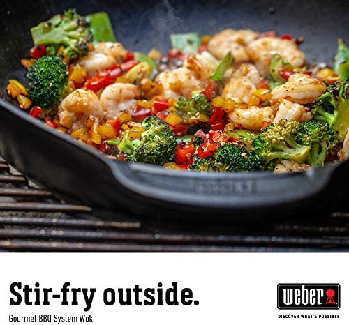 Weber 7425 Gourmet BBQ System Wok,Black