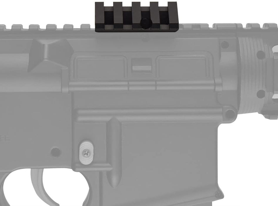 MARMOT 45 Degree Rail Mount 4 Slots Picatinny Weaver Rail for Flashlights Laser Red Dot Sight Optics,3 Units in Pack