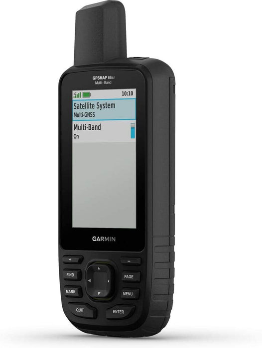 Garmin GPSMAP 66sr Handheld Outdoor GPS with U.S. & Canada Maps Birdseye Satellite Imagery GNSS Multi-Band Rugged Bundle w/Deco Gear Emergency Bracelet 2pk + Camping LED Lantern + Rechargeable AA Kit