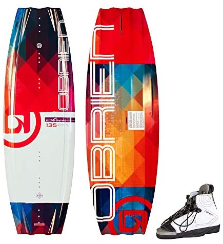 O'Brien Siren Womens Wakeboard with Nova Bindings, 9.5-11.5