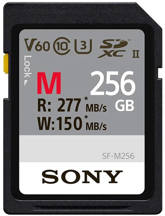 Sony M Series SDXC UHS-II Card 64GB, V60, CL10, U3, Max R277MB/S
