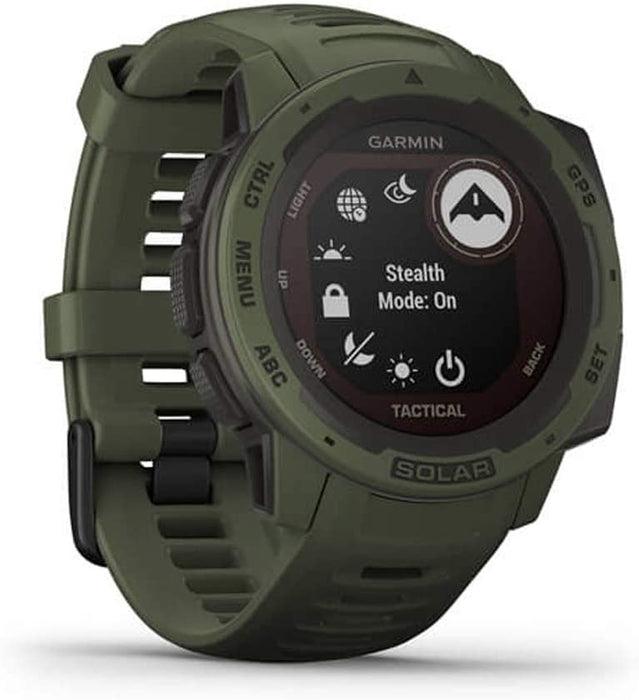 Garmin Instinct Solar Smartwatch Tactical Edition(010-02293-14) w/ 2X Screen Protectors