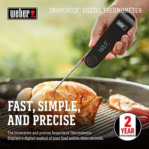 Weber 6753 New Snapcheck Grilling, Black
