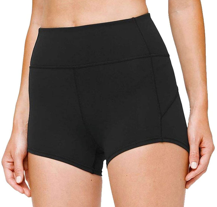 Lululemon in Movement Women's Short 2.5" Inseam Black High Rise Yoga