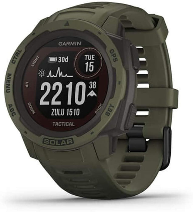 Garmin Instinct Solar Smartwatch Tactical Edition(010-02293-14) w/ 2X Screen Protectors