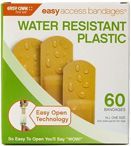 Easy Care Easy Access Bandages, 1" x 3" Plastic, 60 Count