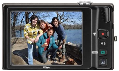 Nikon COOLPIX S4100 14 MP Digital Camera with 5x NIKKOR Wide-Angle Optical Zoom Lens and 3-Inch Touch-Panel LCD (Plum)