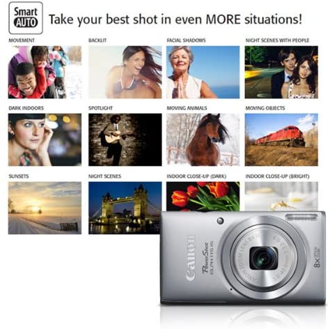 Canon PowerShot Elph 115 16MP Digital Camera with 2.7-Inch LCD (Black) (OLD MODEL)