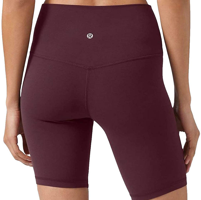 Lululemon Align Short 8 " High Rise Cassis Yoga Buttery-soft Size 6