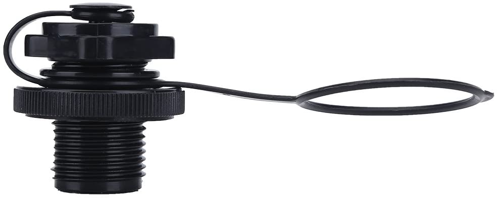 Inflatable Boat Valve, 2 Pcs Quality ABS Plastic Inflatable Boat Spiral Air Plugs One-Way Inflation Replacement Screw for Inflatable Boat