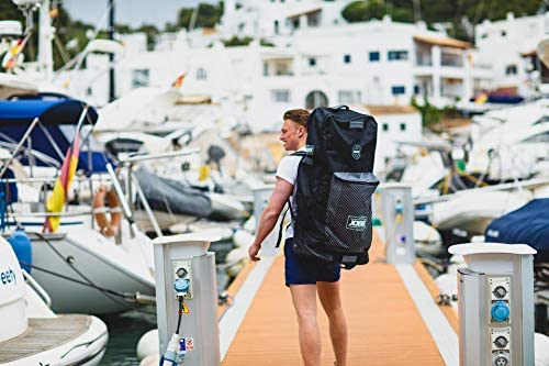 Jobe Aero Inflatable SUP Stand Up Paddle Boarding Travel Bag 22005 - Black - Unisex - Backpack with Wheels