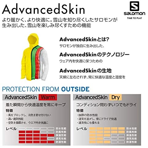 Salomon Men's Brilliant JACKET , Hawaiian Surf, Small