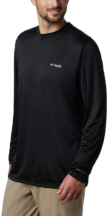 Columbia Men's Terminal Tackle PFG State Triangle Long Sleeve, Moisture Wicking