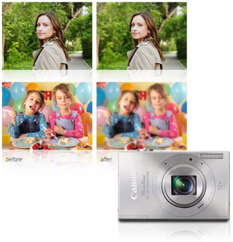 Canon PowerShot ELPH 520 HS 10.1 MP CMOS Digital Camera with 12x Optical Image Stabilized Zoom 28mm Wide-Angle Lens and 1080p Full HD Video Recording (Black) (Discontinued by Manufacturer)