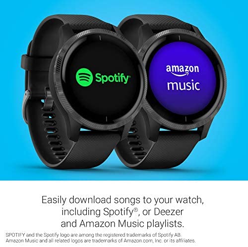 Garmin 010-02173-21 Venu, GPS Smartwatch with Bright Touchscreen Display, Features Music, Body Energy Monitoring, Animated Workouts, Pulse Ox Sensor and More