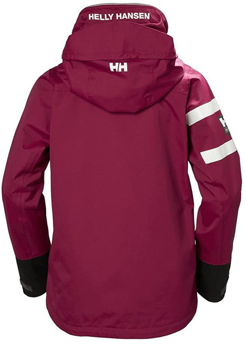 Helly Hansen Women's Salt Waterproof Windproof Breathable Performance Sailing Rain Jacket with Hood