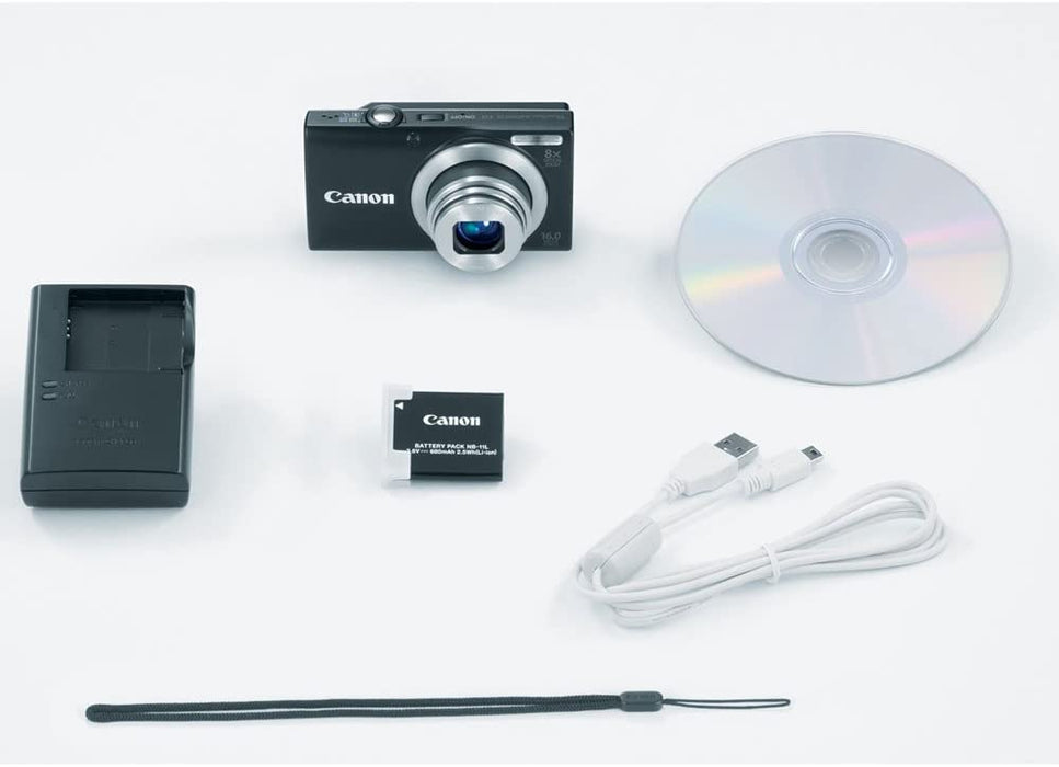 Canon PowerShot A4000IS 16.0 MP Digital Camera with 8x Optical Image Stabilized Zoom 28mm Wide-Angle Lens with 720p HD Video Recording and 3.0-Inch LCD (Black)