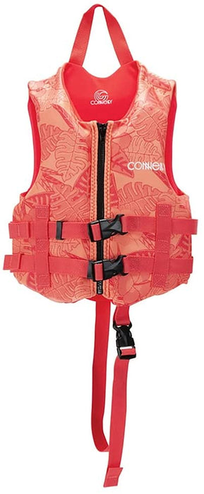 Connelly Youth Child Promo NEO Neoprene Water Sports Lake Boating PFD Life Jacket Vest, Orange