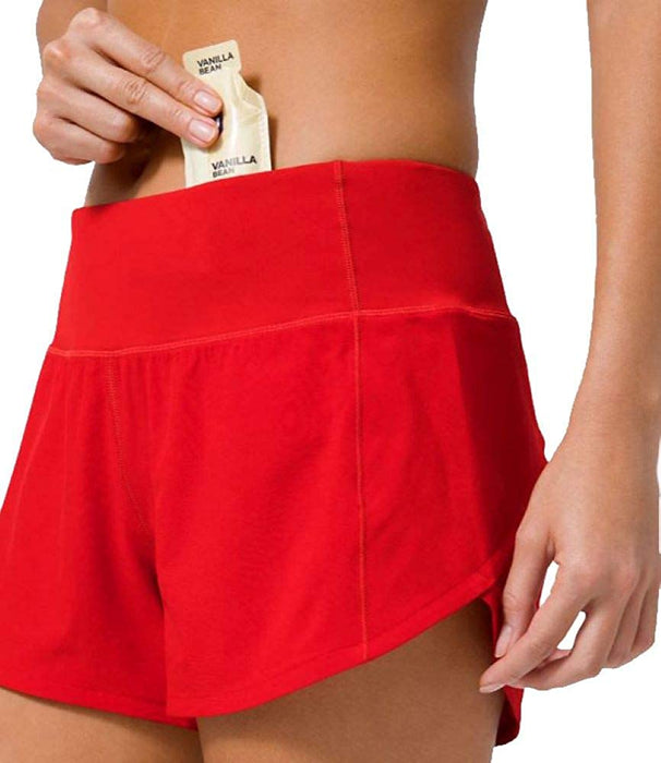 Lululemon Womens Run Speed Short Electric Coral Pink