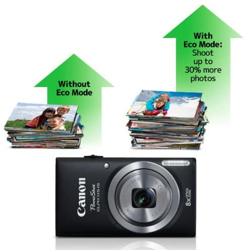 Canon PowerShot Elph 115 16MP Digital Camera with 2.7-Inch LCD (Black) (OLD MODEL)