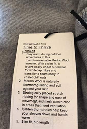 Lululemon TIME to Thrive Jacket - HSVD (Heathered Silver Drop)
